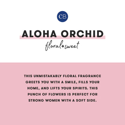 Capri Blue-Aloha Orchid Blue Signature Candle, 19 oz