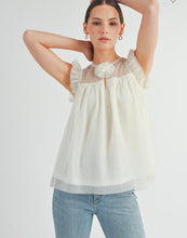 Load image into Gallery viewer, Sheer Tulle Blouse
