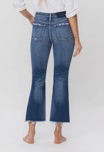 Load image into Gallery viewer, Flying Monkey Kayla High Rise Raw Step Hem Crop Flare
Jeans
