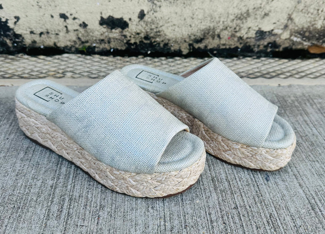 Shushop Lizzie-Silver Woven