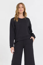 Load image into Gallery viewer, Black Cloud Fleece Crewneck
