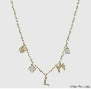 Initial Charm Necklace