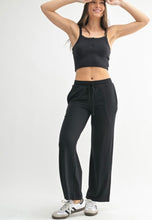 Load image into Gallery viewer, Brushed Hacci Wide Leg Lounge Pants

