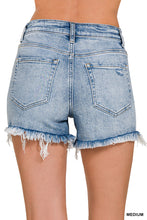 Load image into Gallery viewer, Zenana Raw Frayed Denim Shorts
