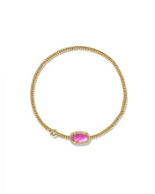 Load image into Gallery viewer, Grayson Gold Stretch Bracelet in Azalea Illusion
