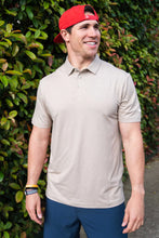 Load image into Gallery viewer, Performance Polo - Heather Khaki
