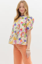 Load image into Gallery viewer, Mallie multicolor Floral Top
