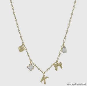 Initial Charm Necklace