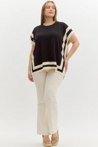 Curvy Boxy Knit Top