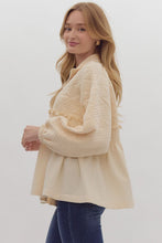 Load image into Gallery viewer, Ruffled Smocked Zip Up Jacket
