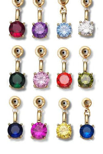 Birthstone Drop Charm - Kinsey Charm Bar