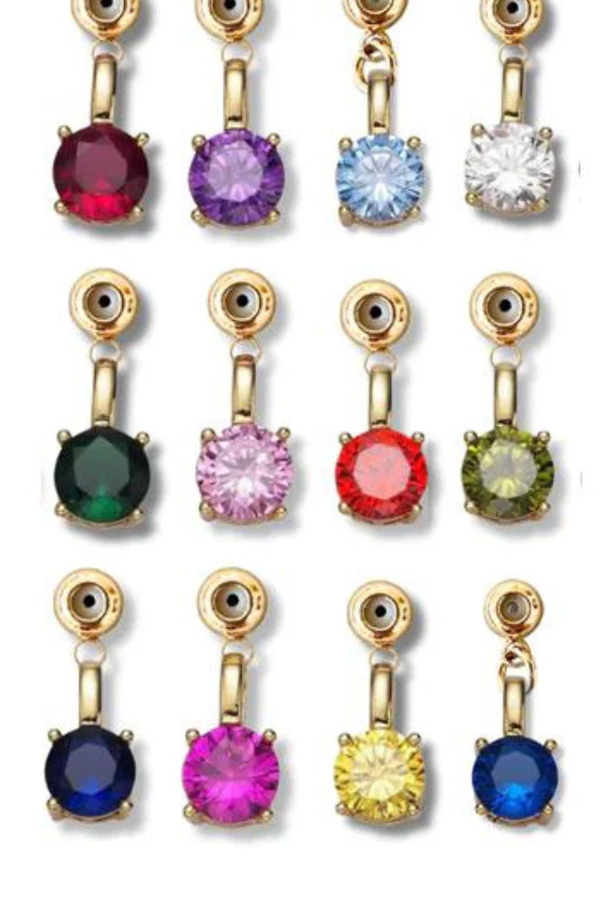 Birthstone Drop Charm - Kinsey Charm Bar