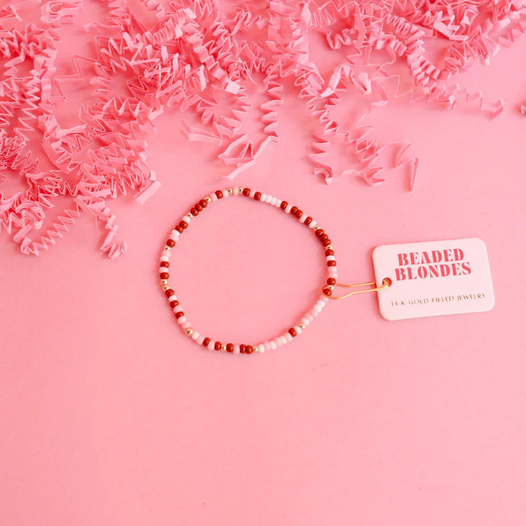 Gamma Phi Beta Sprinkle Bracelet-6.75”