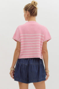 Soak it up Short Sleeve Sweater