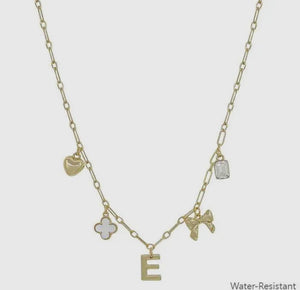 Initial Charm Necklace