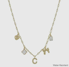 Load image into Gallery viewer, Initial Charm Necklace
