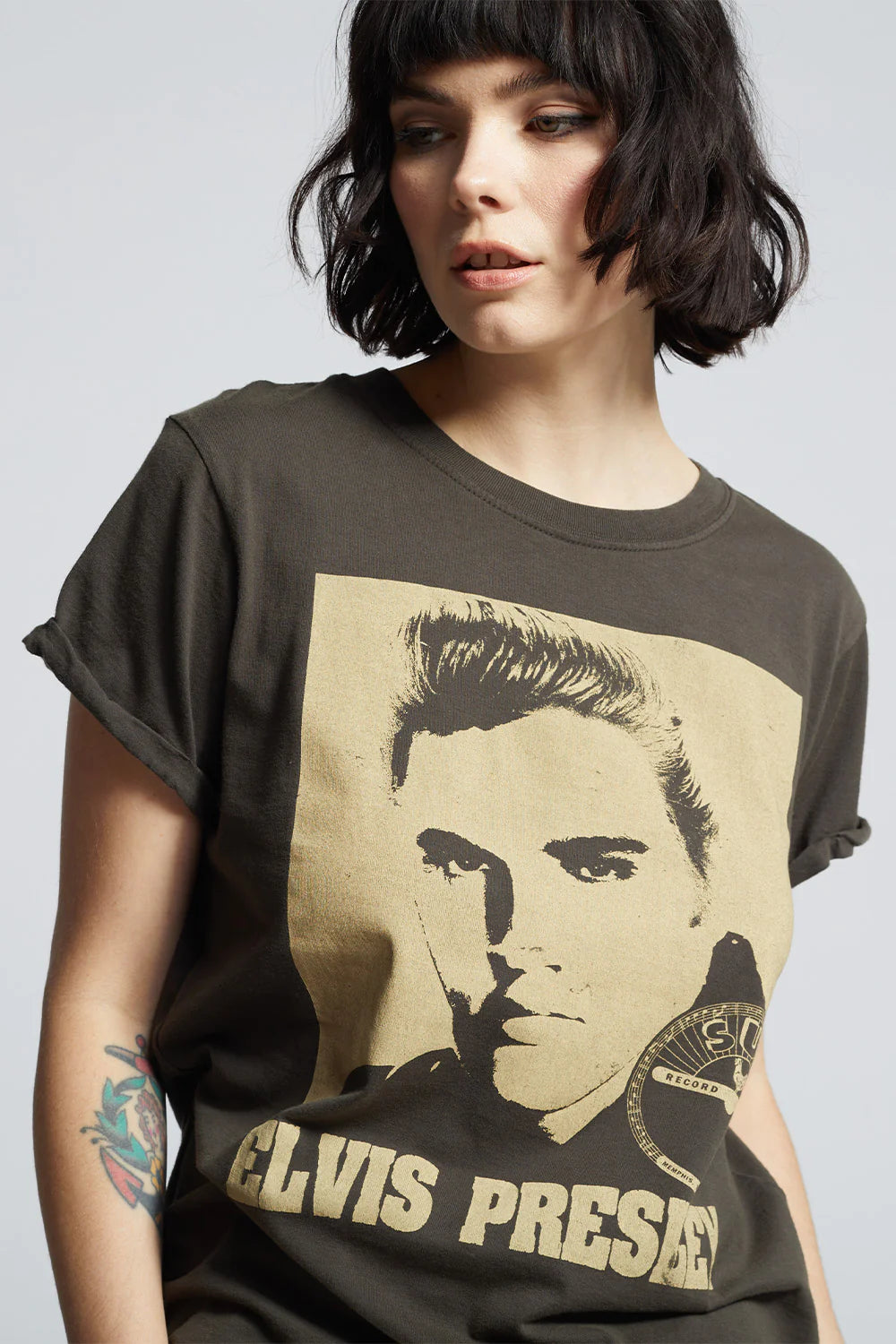 Sun Records X Elvis Presley Rock Of King Tee