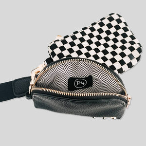 Pretty Simple - Wonderlust Woven Dual Pouch Wristlet