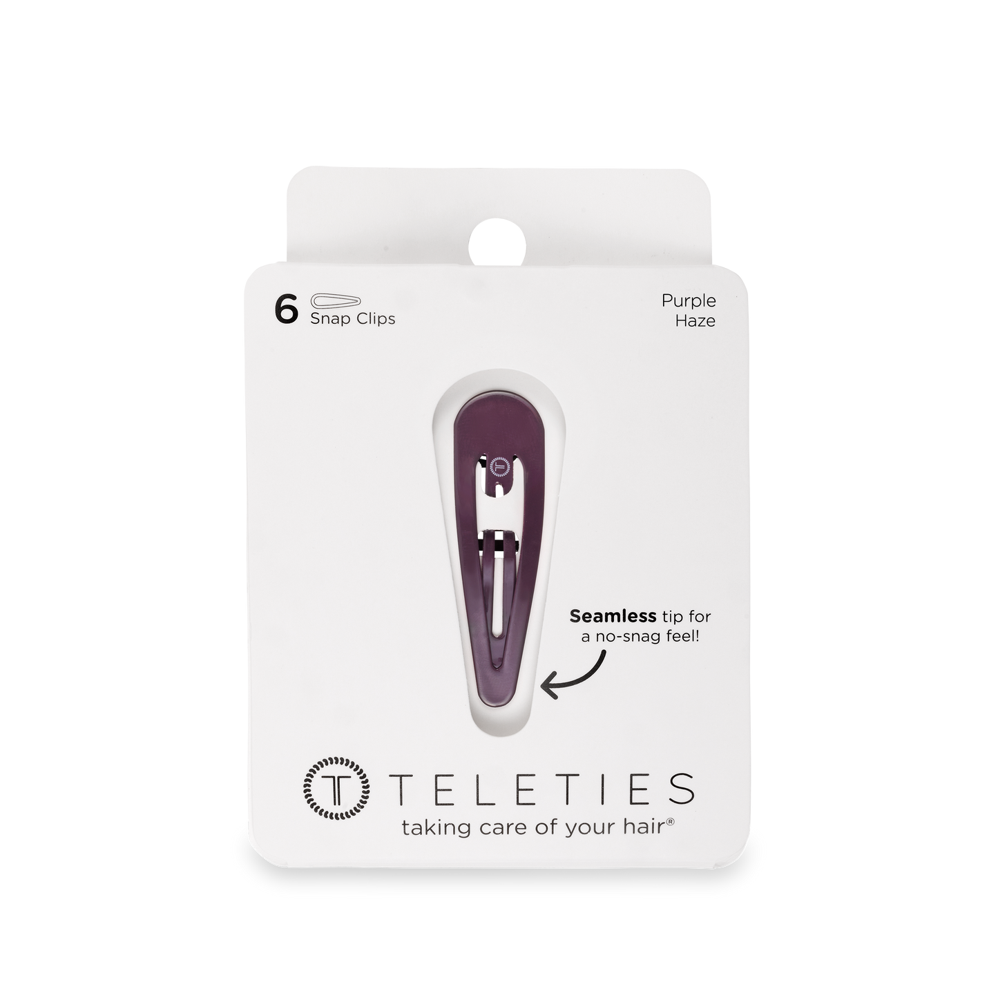 TELETIES - Purple Haze Snap Clips (6Ct)