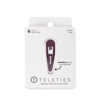 TELETIES - Purple Haze Snap Clips (6Ct)