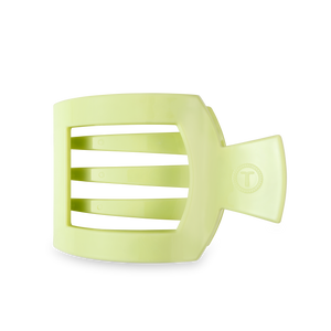 TELETIES - Square Flat Hair Clip | Large | Aloe, There!