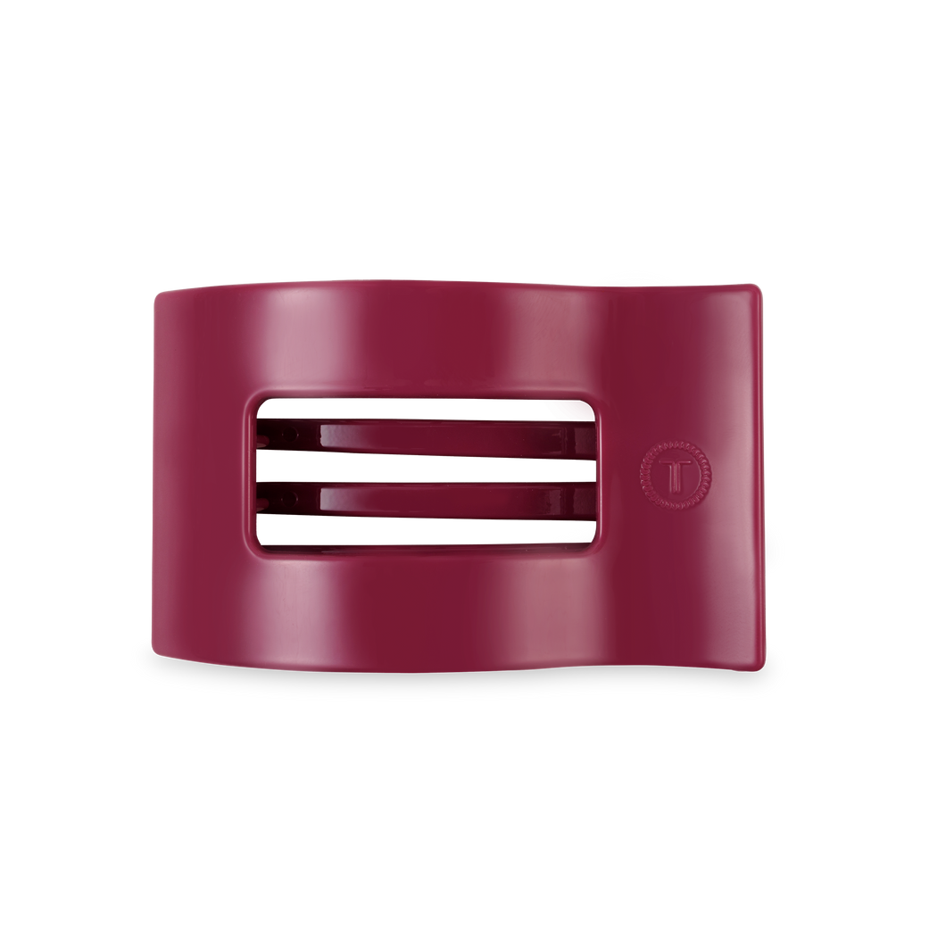 TELETIES - Flat Rectangle Hair Clip | Medium | Wild Side