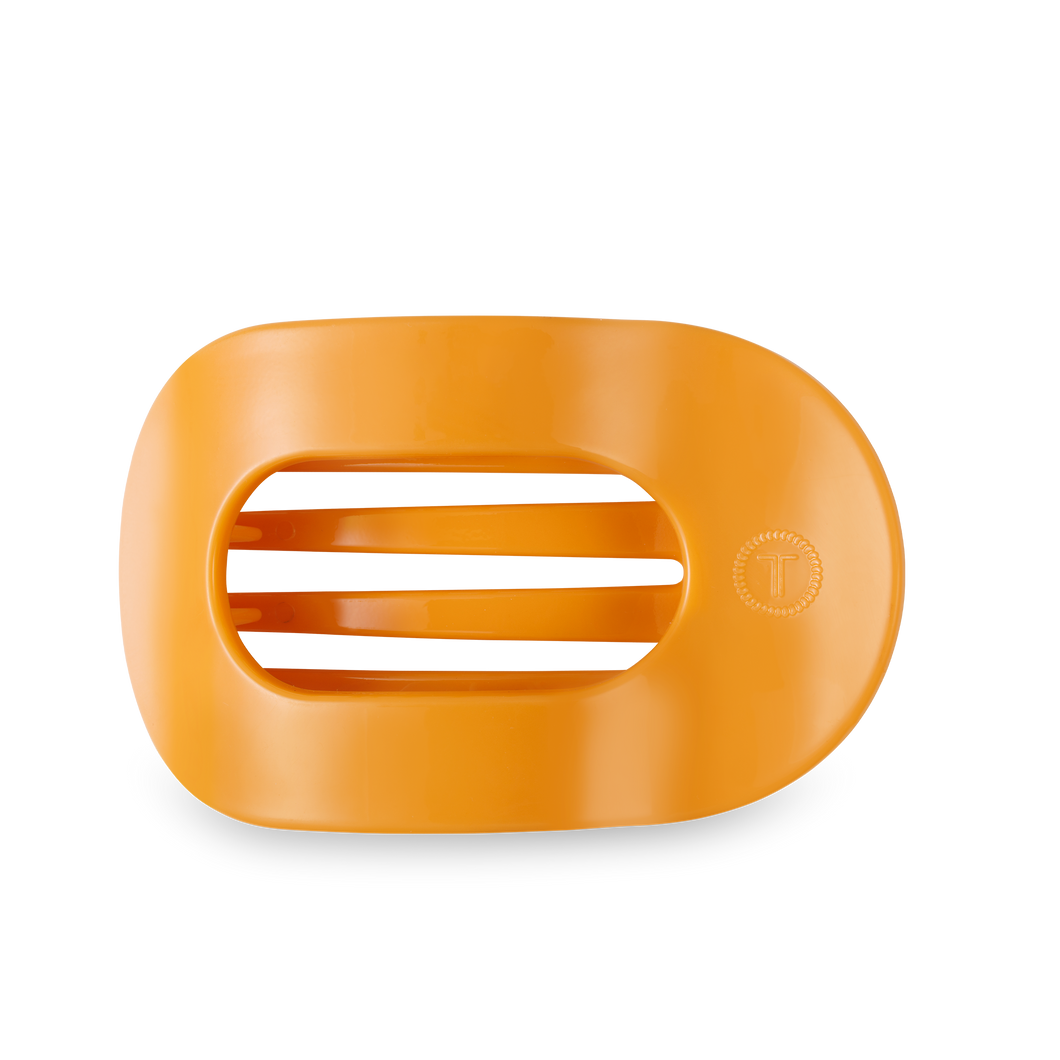 TELETIES - Round Flat Hair Clip | Large | Mango for it!