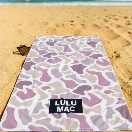 Lulu Mac Light Camo Beach Towel