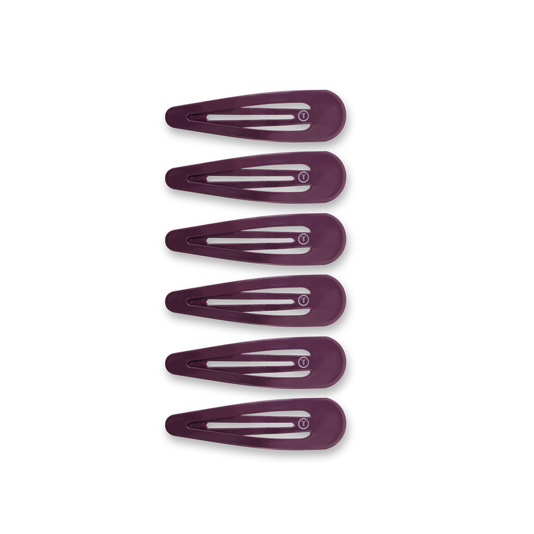 TELETIES - Purple Haze Snap Clips (6Ct)