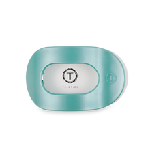 Load image into Gallery viewer, TELETIES - Round Flat Hair Clip | Medium | Totally Turquoise

