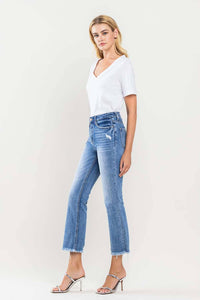 Amber High Rise Kick Flare