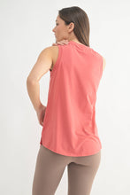 Load image into Gallery viewer, Notched Sleeveless Flowy Tank Top
