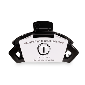 TELETIES - Open Jet Black Small Hair Clip