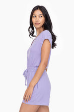 Load image into Gallery viewer, Brushed Hacci V-Neck Romper
