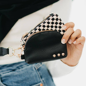 Pretty Simple - Wonderlust Woven Dual Pouch Wristlet