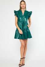 Load image into Gallery viewer, Faux Leather Mini Dress
