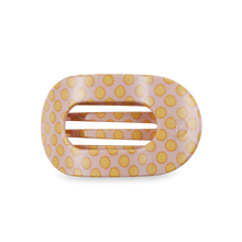 Load image into Gallery viewer, TELETIES - Round Flat Hair Clip | Medium | Sunny Days Ahead
