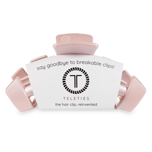 Load image into Gallery viewer, TELETIES - Classic Hair Clip | Large | Pearly Pink
