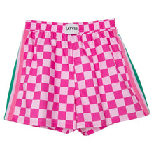 Load image into Gallery viewer, Katydid - Hot Pink Checkered Boxer Shorts Women
