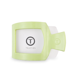 TELETIES - Square Flat Hair Clip | Large | Aloe, There!