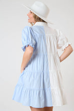 Load image into Gallery viewer, Rebs Rhinestoned Button Down Shirt Dress
