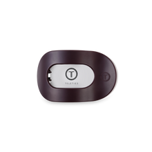Load image into Gallery viewer, TELETIES - Round Flat Hair Clip | Small | Burgundy Bliss
