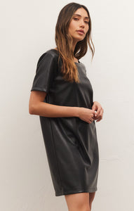 Z Supply London Faux Leather Dress