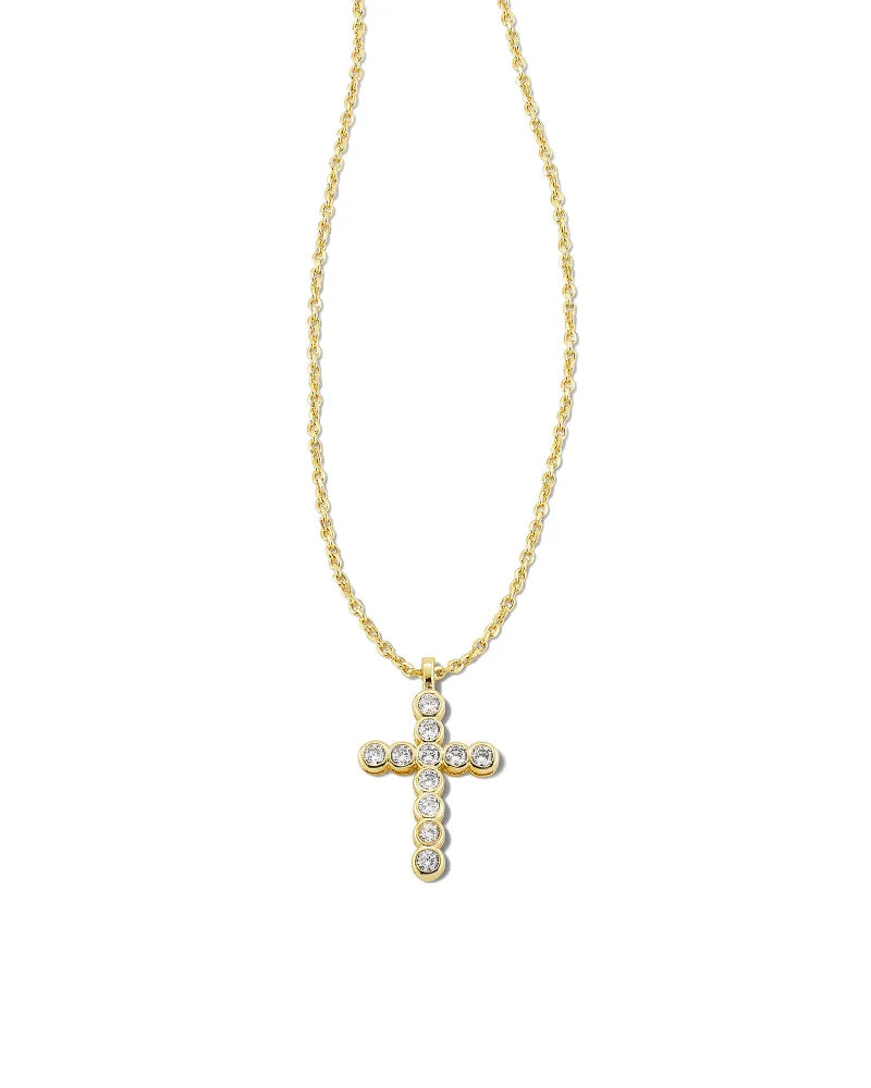 Cross Gold Pendant Necklace