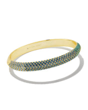 Load image into Gallery viewer, Kendra Scott Mikki Gold Pave Bangle Bracelet
