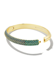 Kendra Scott Mikki Gold Pave Bangle Bracelet