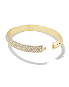 Kendra Scott Mikki Gold Pave Bangle Bracelet