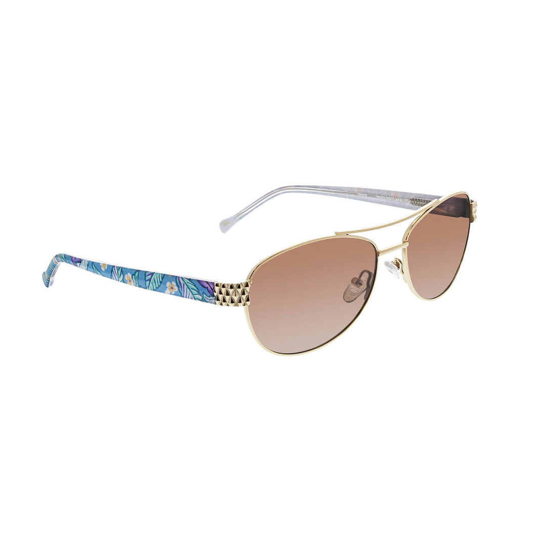 Vera Bradley Eyewear - Marlene - Hanging Around Leaves - Polarized Sunglass