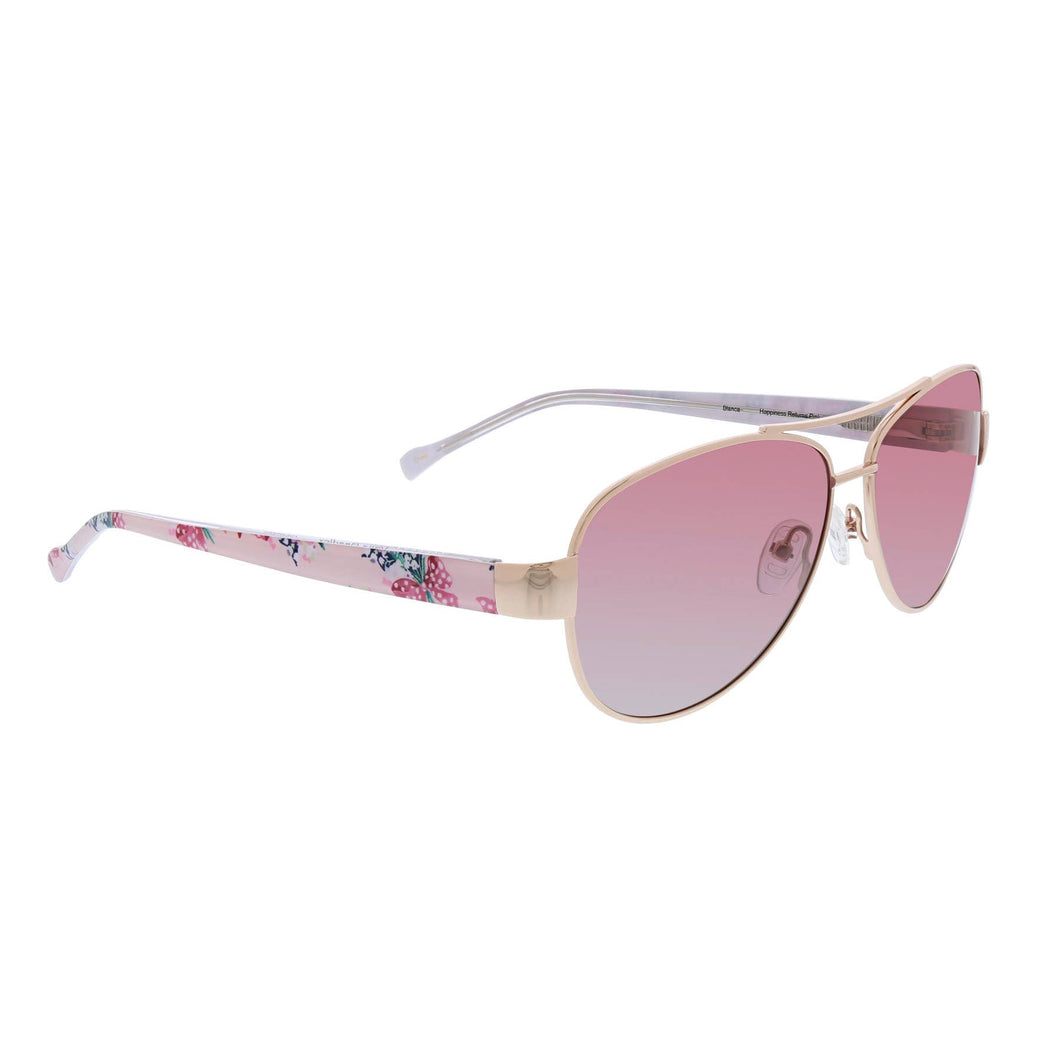 Vera Bradley Eyewear - Blanca - Happiness Returns Pink - Polarized Sunglass