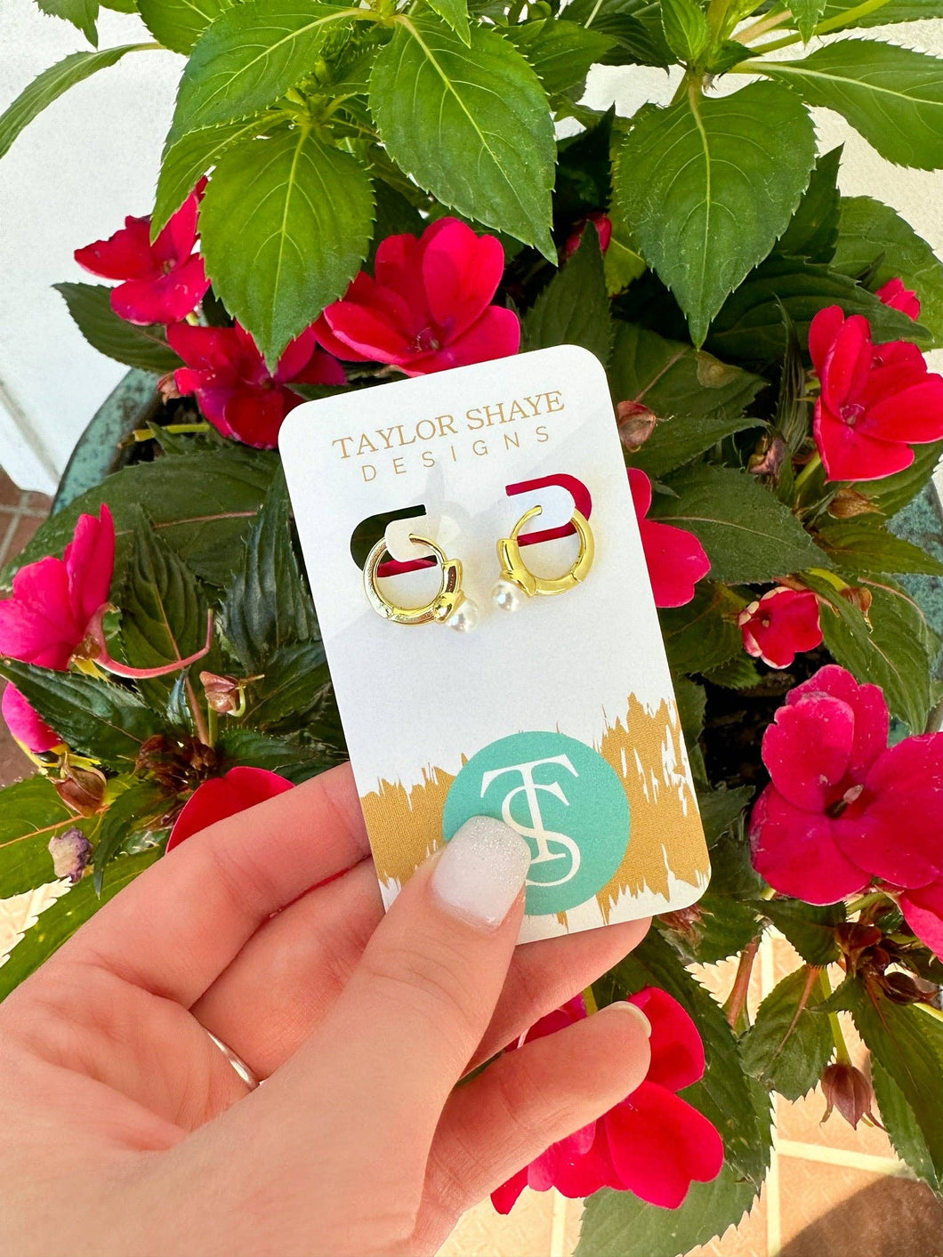 Taylor Shaye Designs - Talia Pearl Huggies